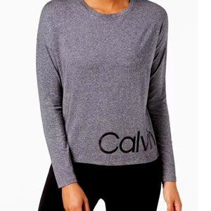 CALVIN Klein Performance Logo Relaxed Cropped T-Shirt